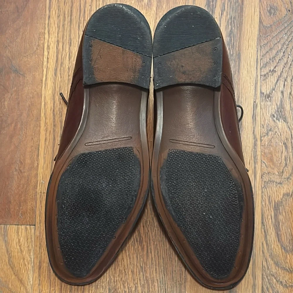 Red Tape Textured Leather Ankle Chukka Boots Men’s 9